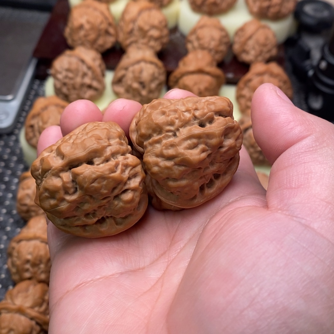 把件文玩核桃桃*蛤蟆头