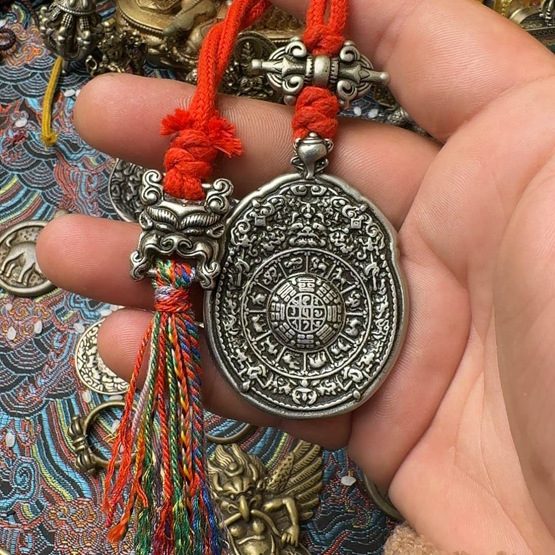 手***7藏式风格九宫八卦牌