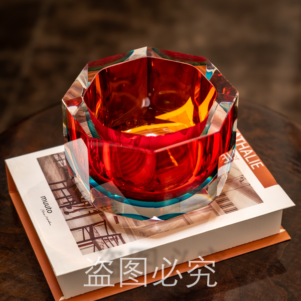 【收纳碗】轻奢个性水晶琉璃创意百搭手工水晶琉璃摆件AJ1011271