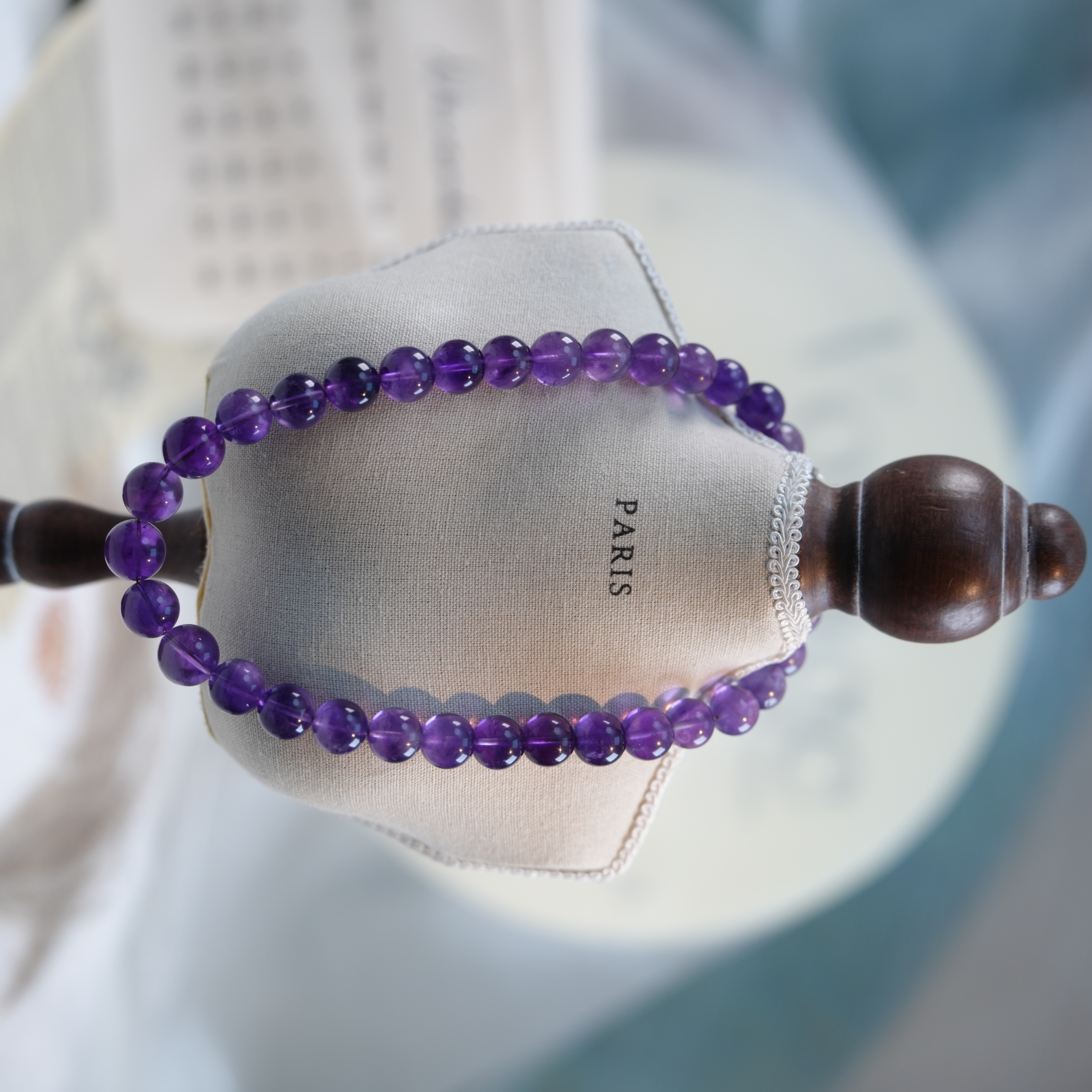 梵熹水晶 【紫水项链】天然水晶项链 多样性发一