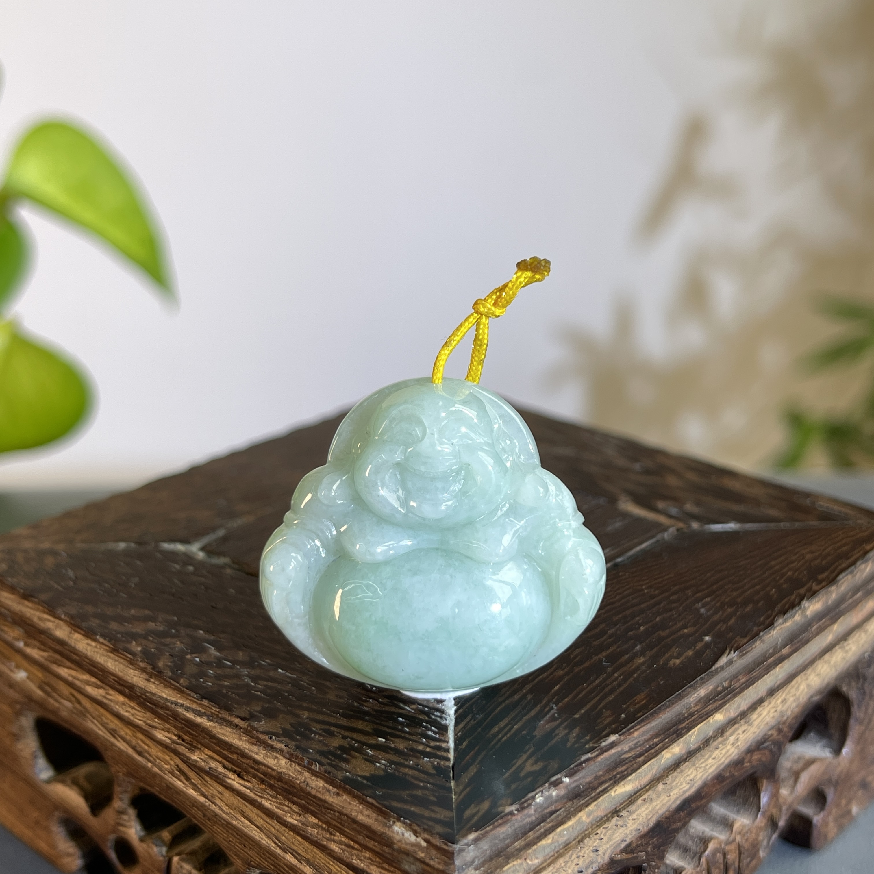 JXB18-25  天然缅甸A货翡翠 佛公