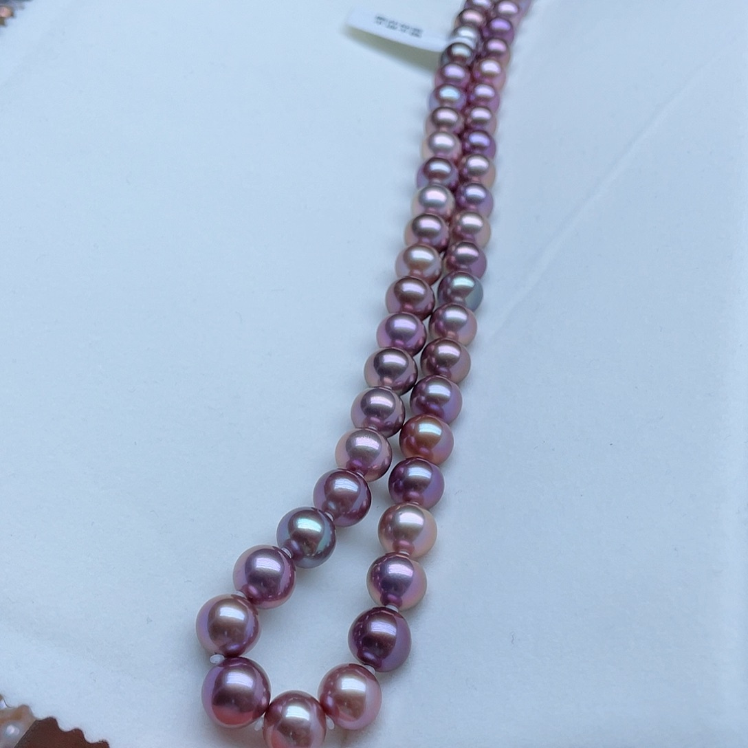 淡水珍珠颈饰银S925镶嵌