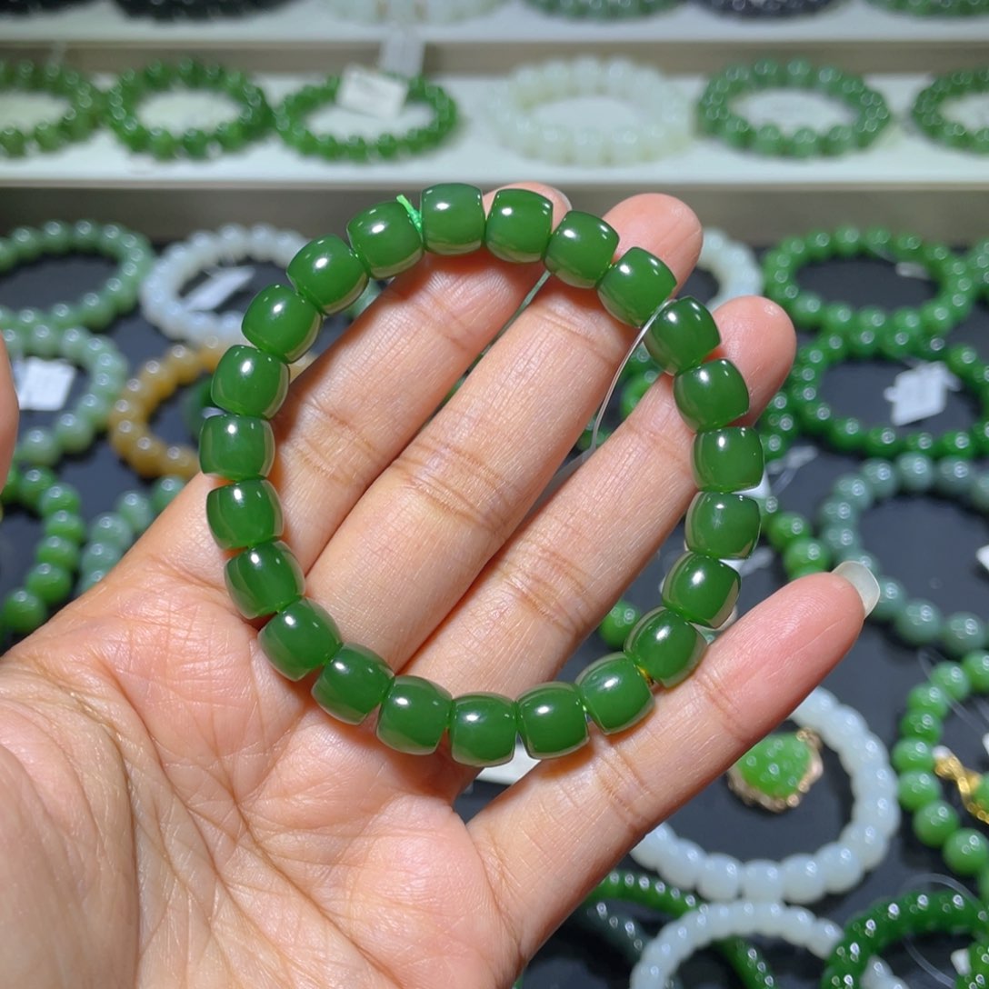 和田玉手链未镶嵌木****那