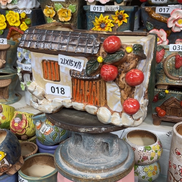 紫砂花盆粗陶材质多肉花盆