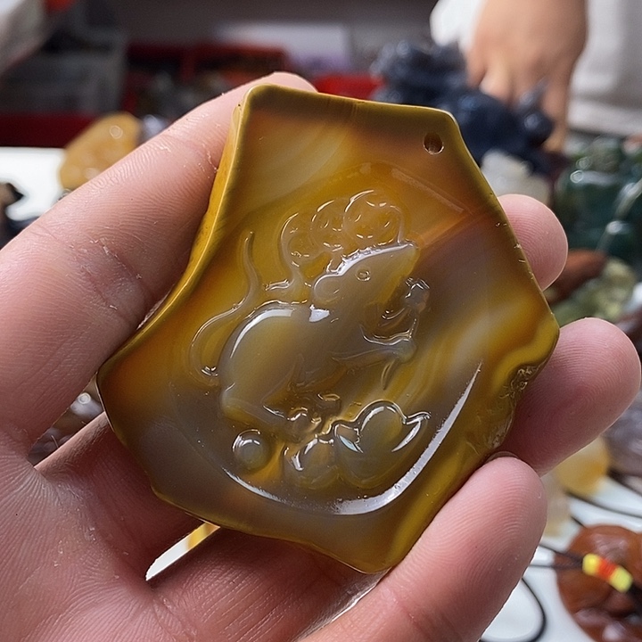 未镶嵌颈饰玛瑙/玉髓