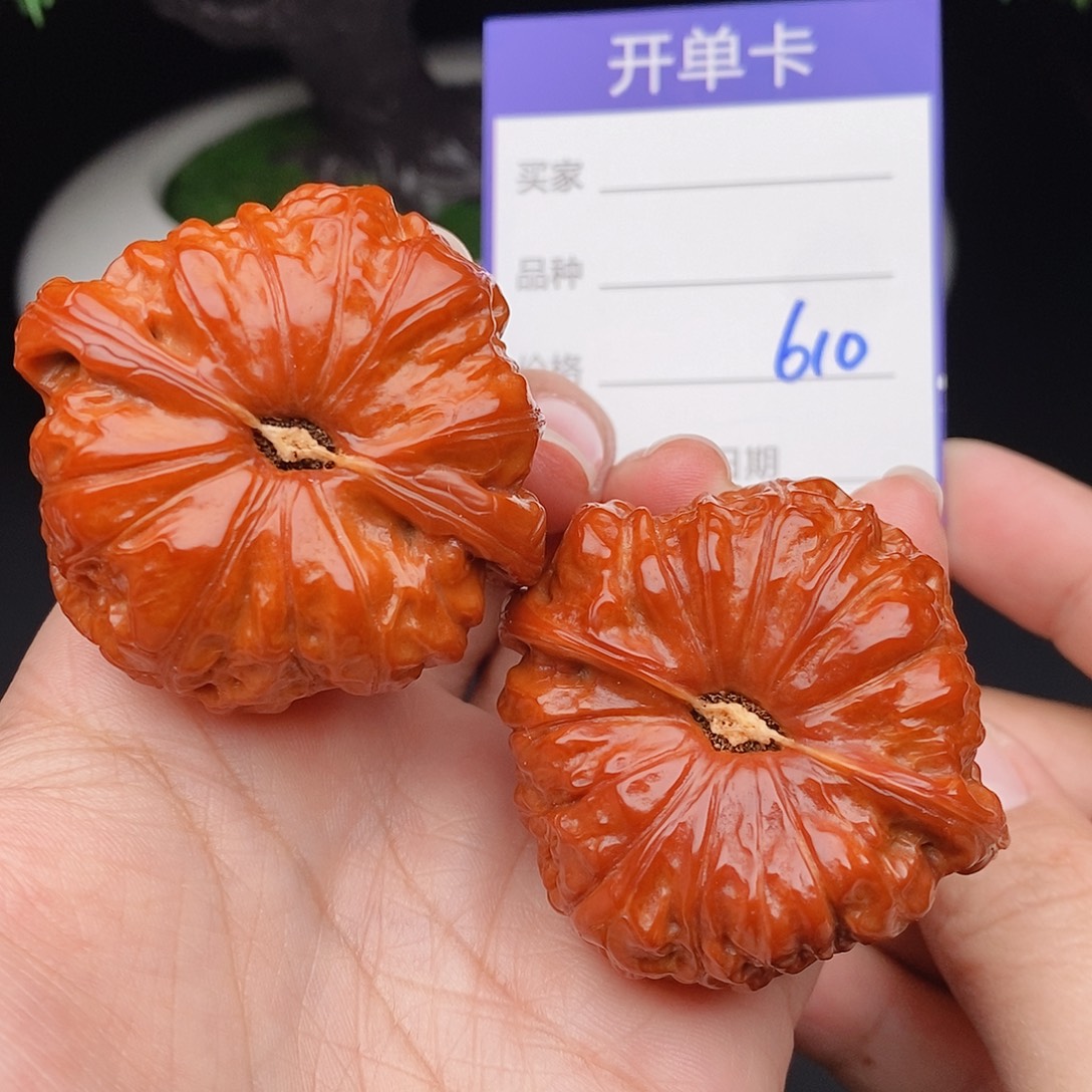 文玩核桃把件46南瓜，610