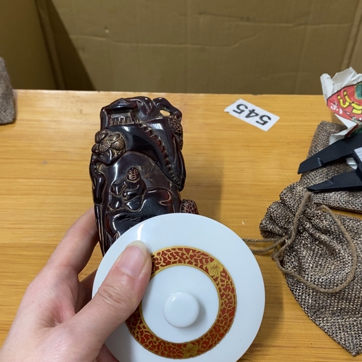 瓷片哈哈中古工艺品一件