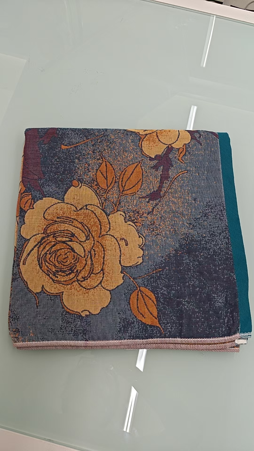 欧式四季通用千鸟格提花毛毯浴巾复古 