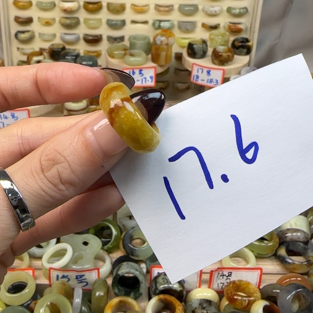 岫玉岫玉戒指未镶嵌