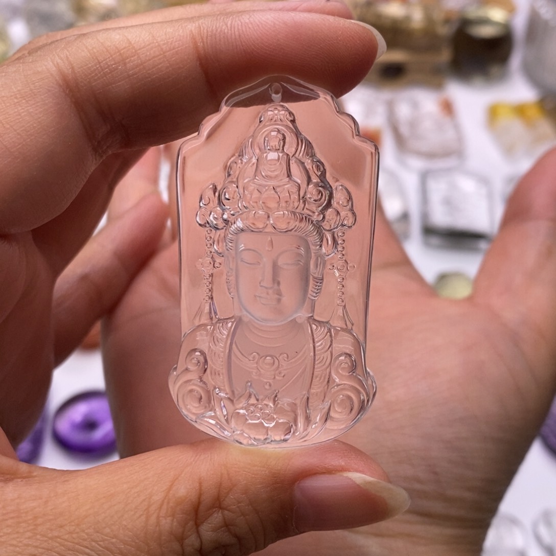 未镶嵌颈饰水晶清**楼定制