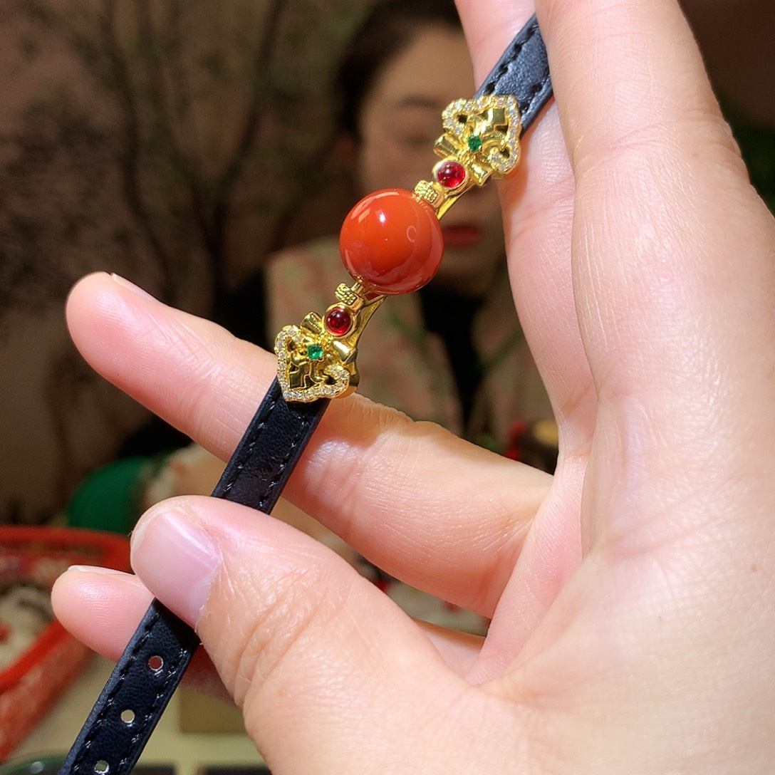 合金手链南红玛瑙