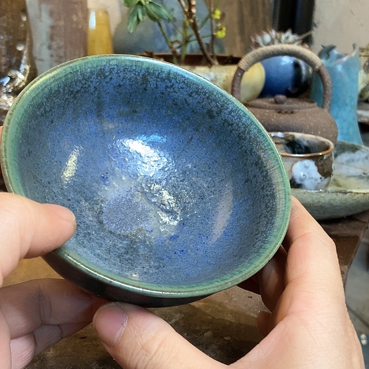 摆件手工高温原矿窑变