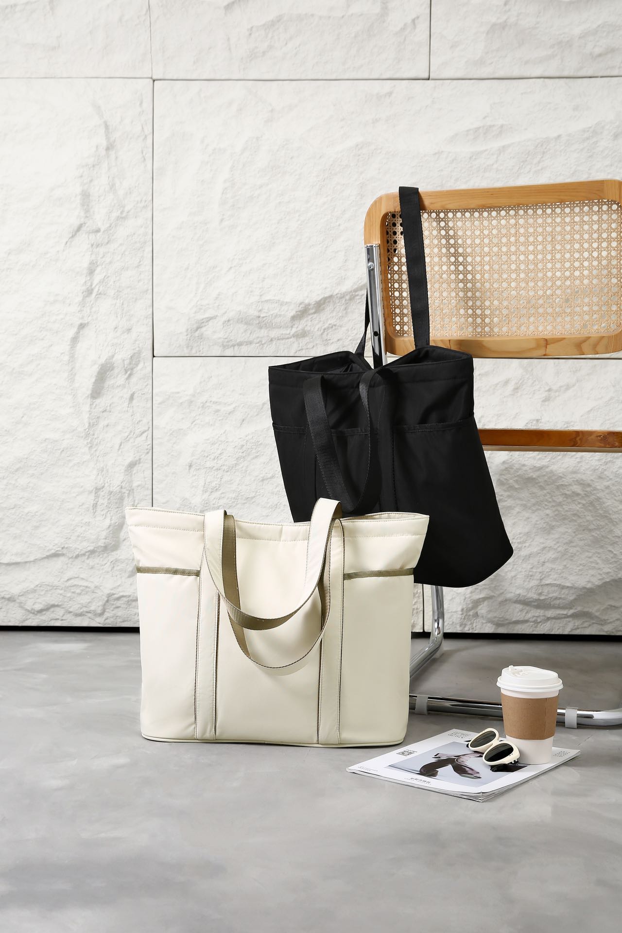 【云目悠悠】多口袋托特包帆布包网球包20L-20251150-013