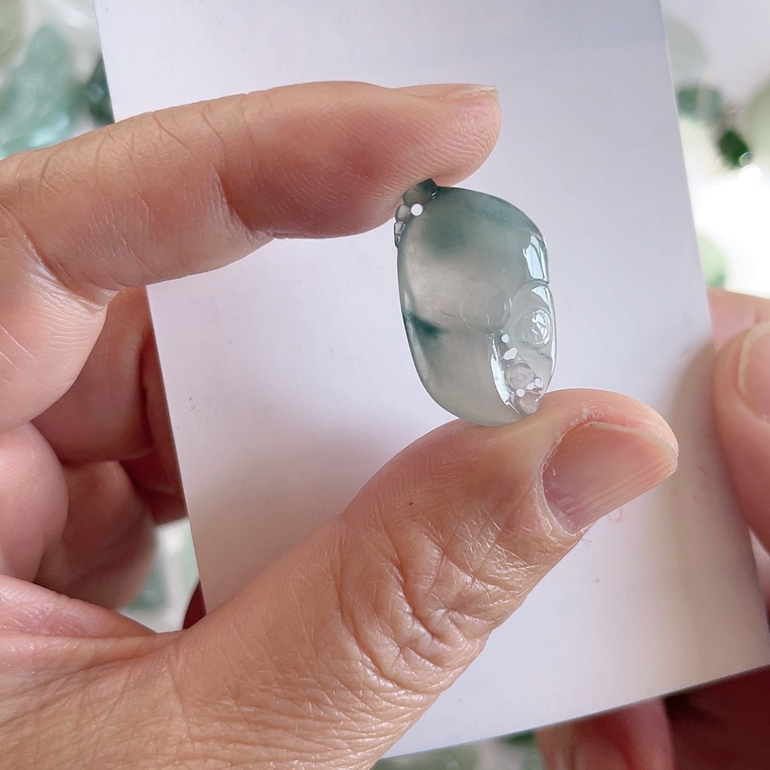 翡翠颈饰未镶嵌蟹钳