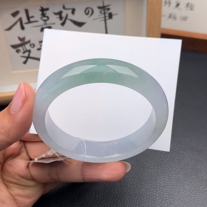 翡翠手镯未镶嵌翡翠手镯57圈口