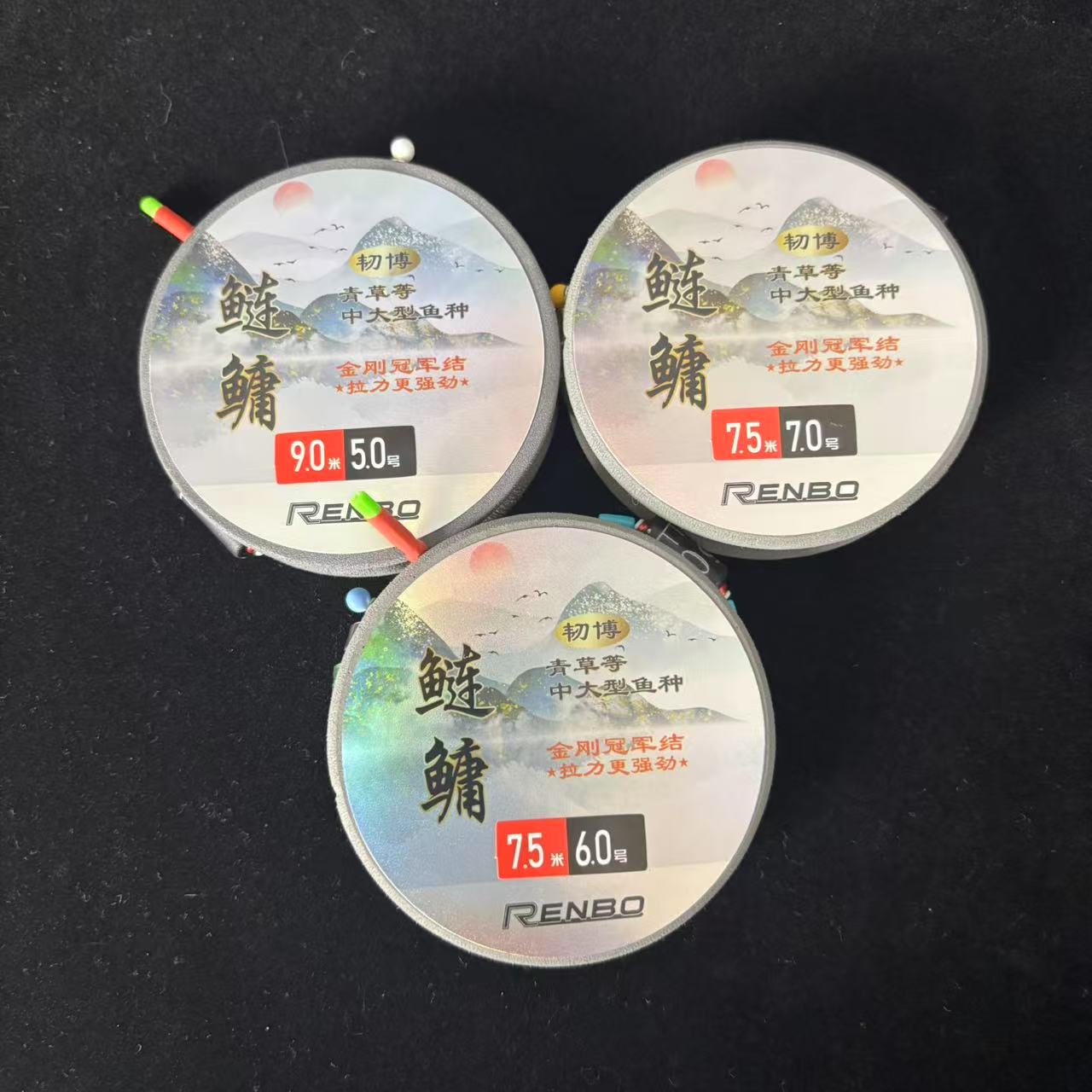 韧博无结大物鲢鳙手工主线成品线组9米进口鱼线钓鱼逗钓用品