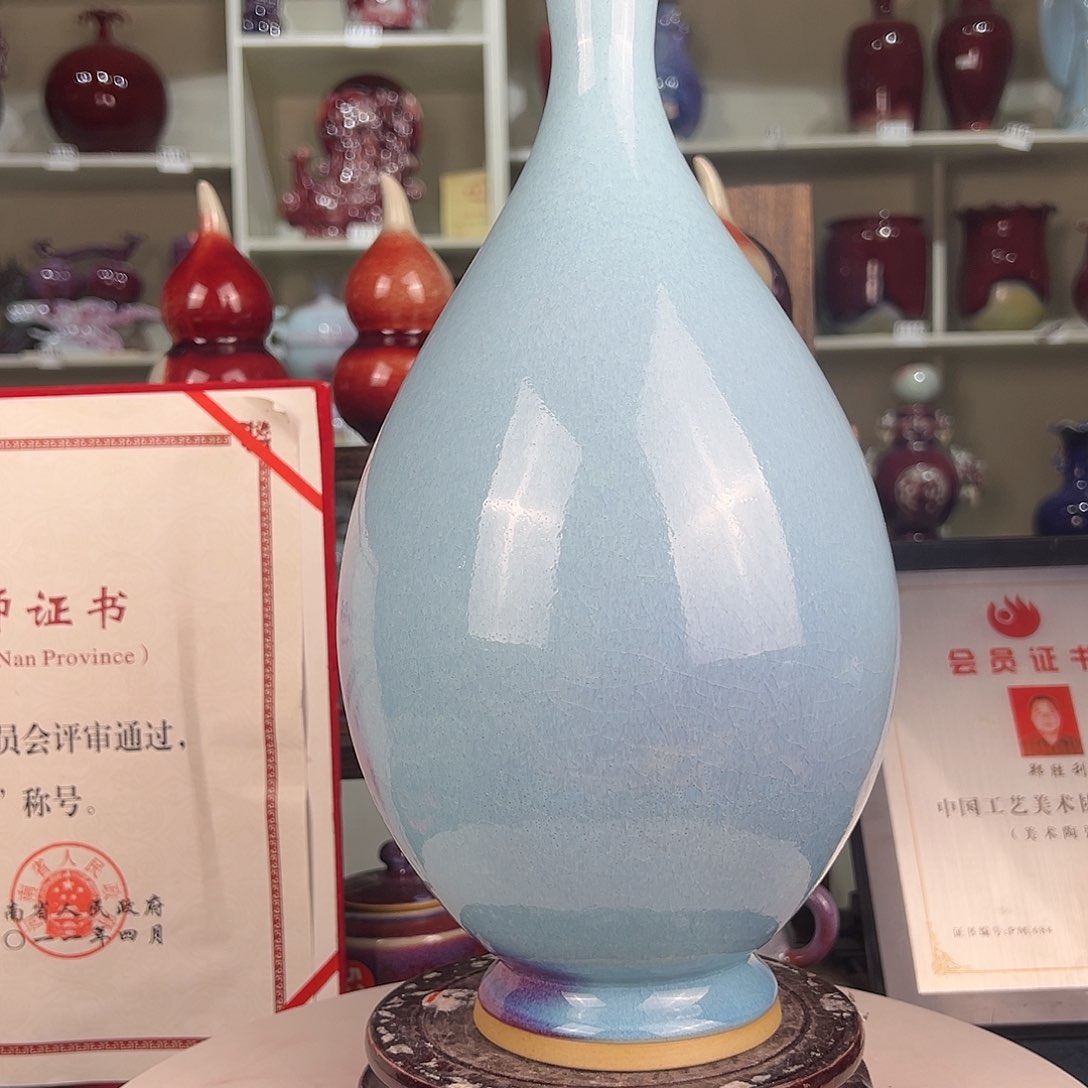 摆件郑家钧窑摆件