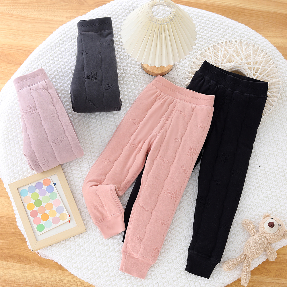 【羊毛蚕丝棉裤】儿童三层夹棉保暖棉裤蚕丝校服棉裤140-190