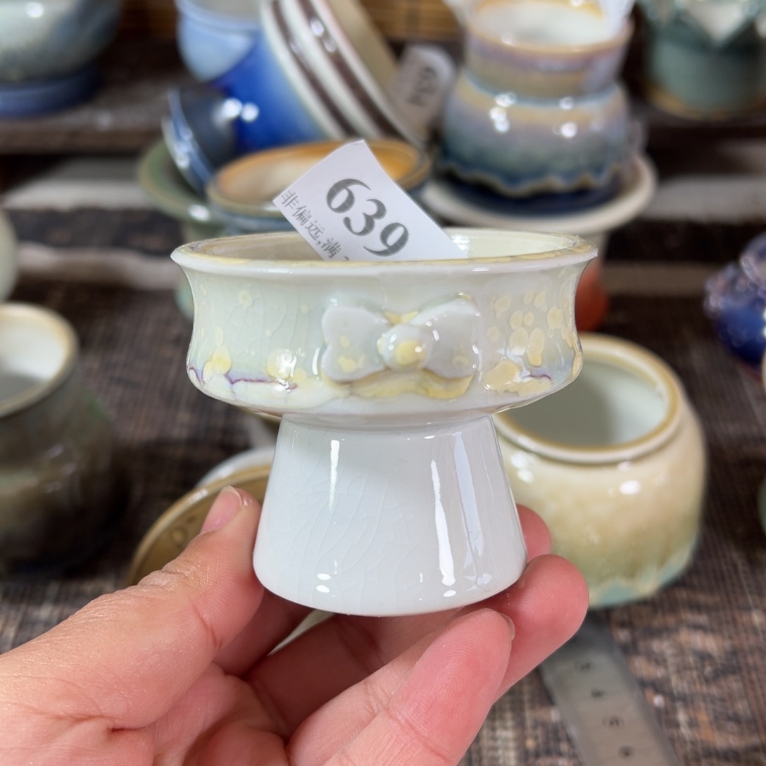 红陶景德镇手工花盆