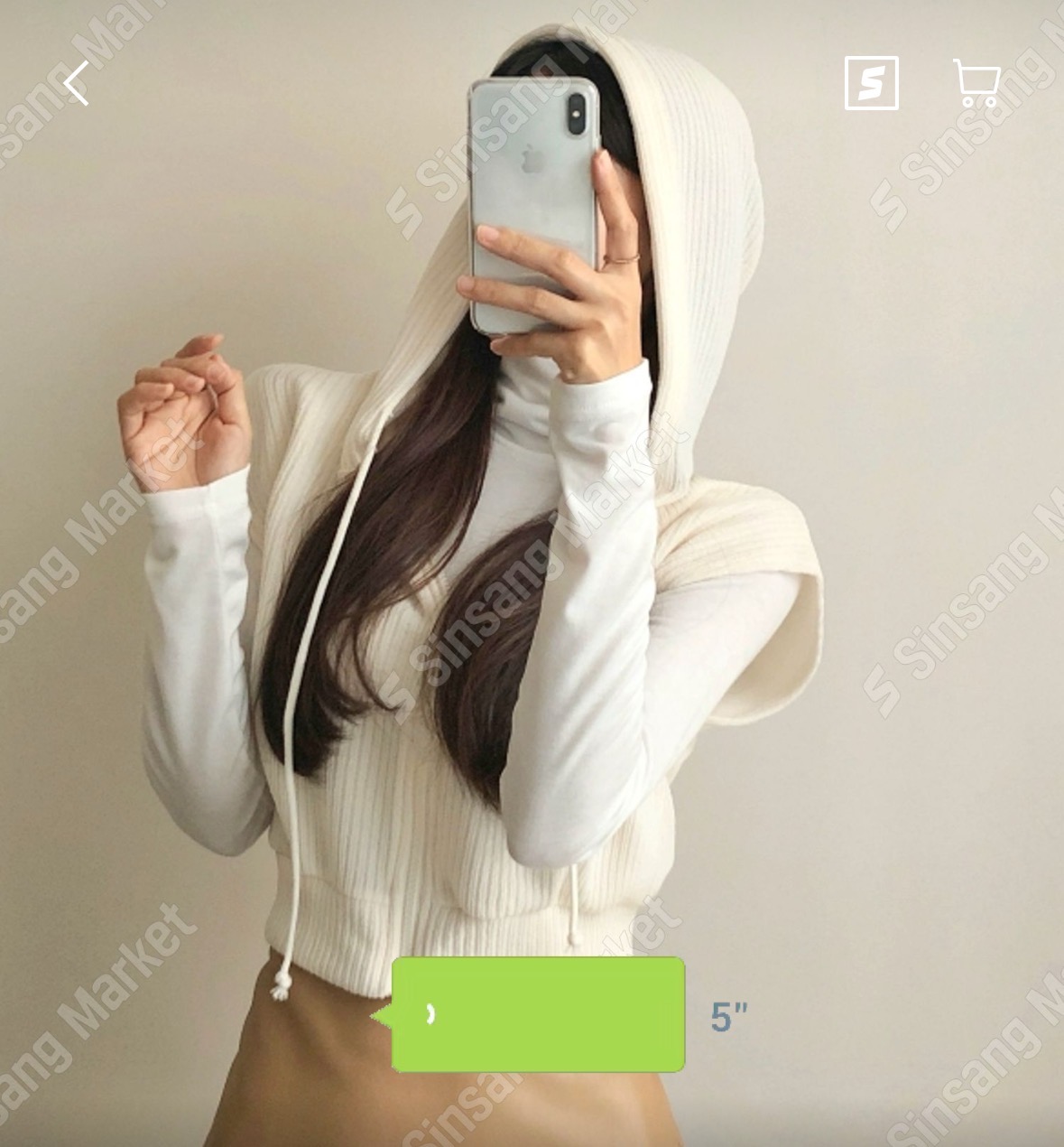 韩国东大门正品nana韩国女装连帽拉链马甲