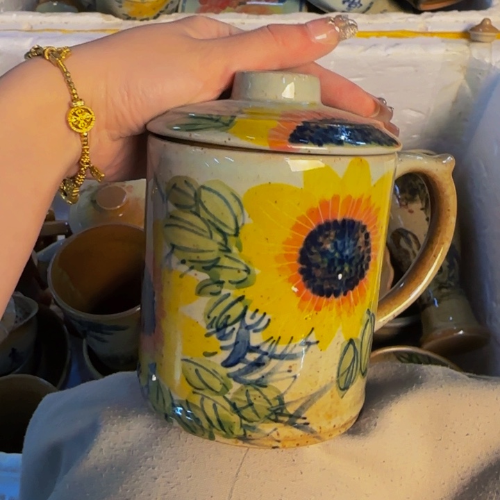 瓷片景德镇陶瓷手工手绘