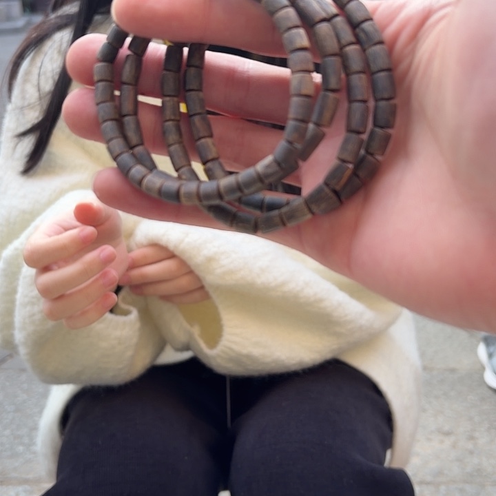 沉香碎屑沉香张勺子沉水桶珠单圈多样性发1