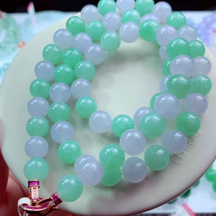 翡翠未镶嵌手链卡10