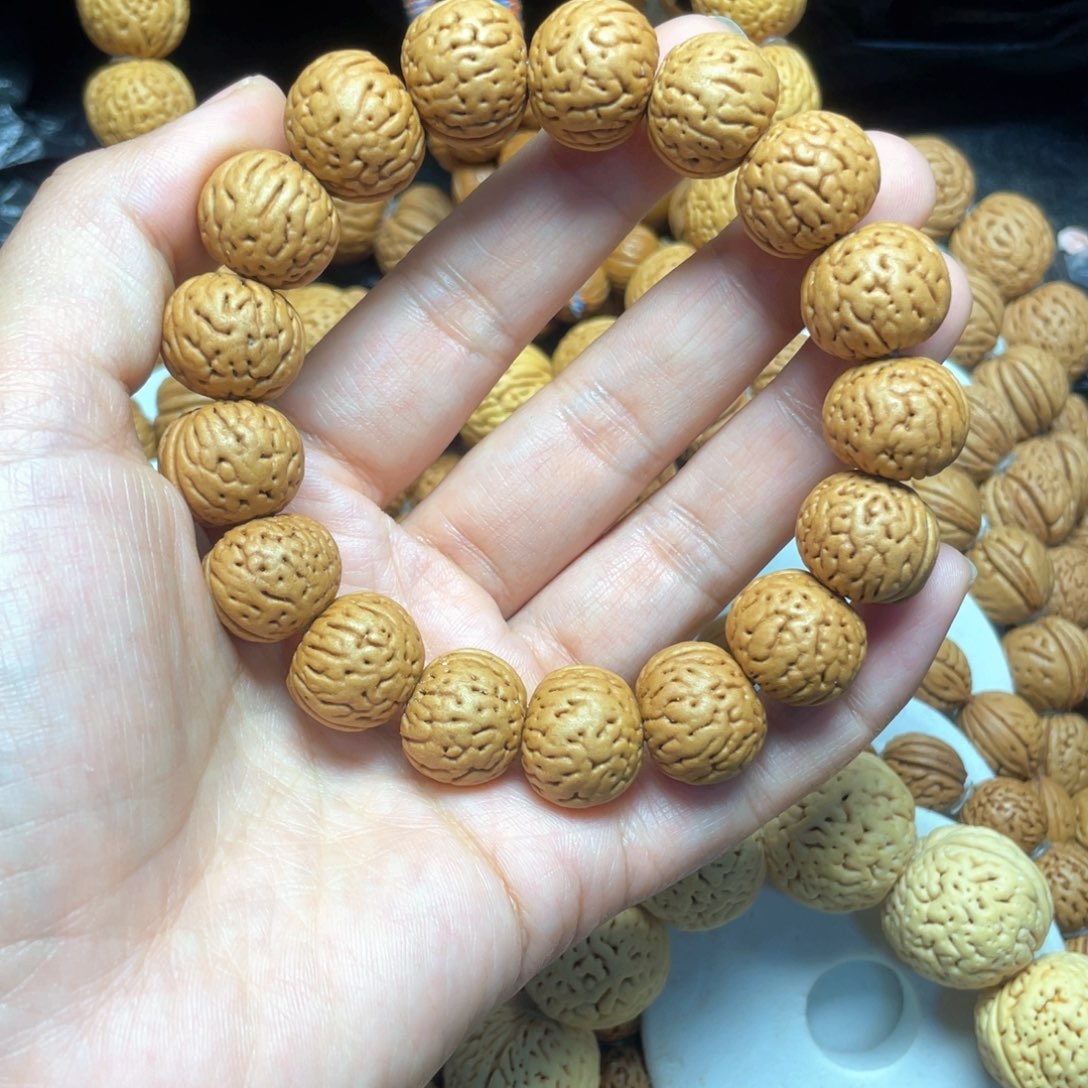 桃核吊坠桃核手串17+金丹