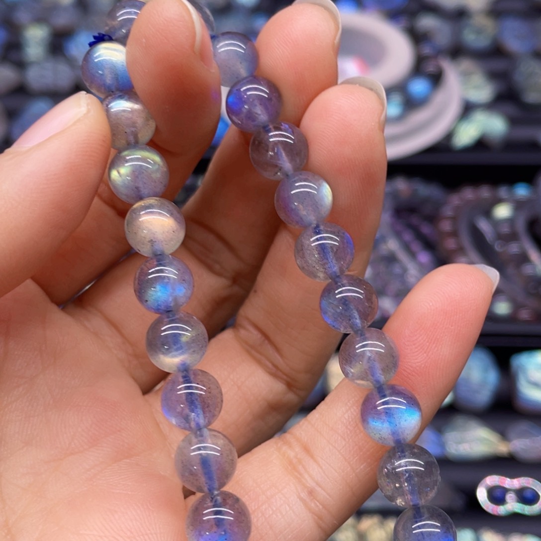 长石手串未镶嵌8.1左右