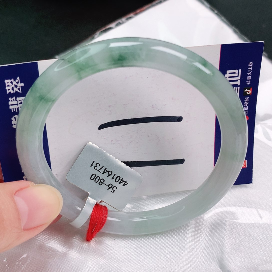 翡翠手镯未镶嵌缅甸天然A货翡翠