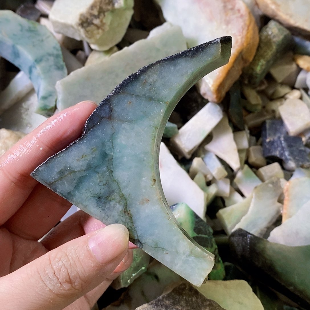 翡翠未镶嵌颈饰天然翡翠