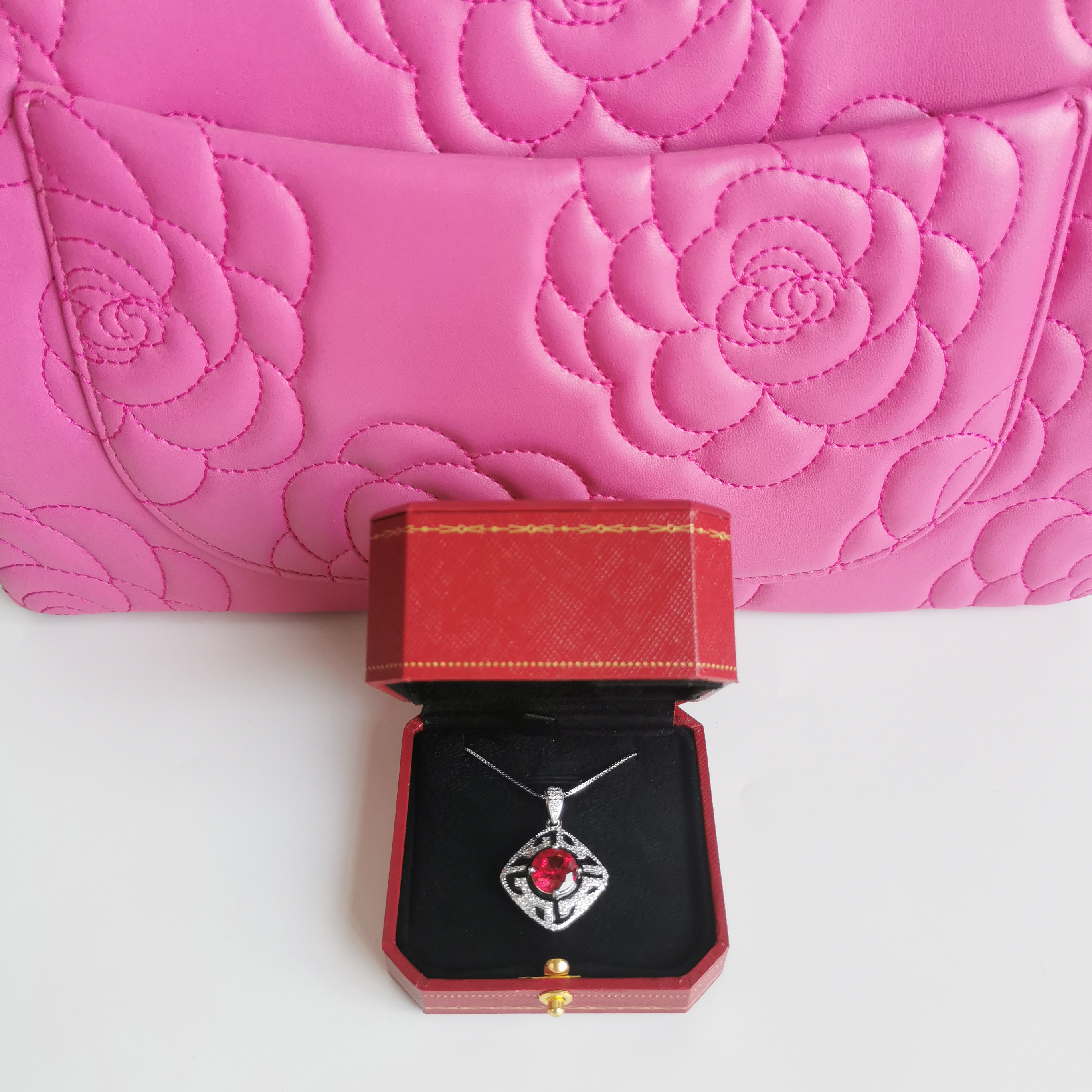 4158项链--红--精工红项链赠礼盒