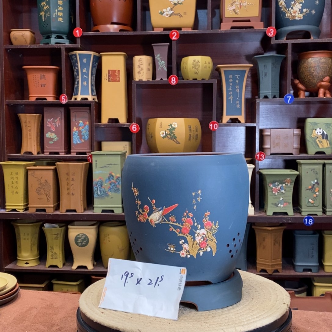 紫砂花盆紫砂艺术