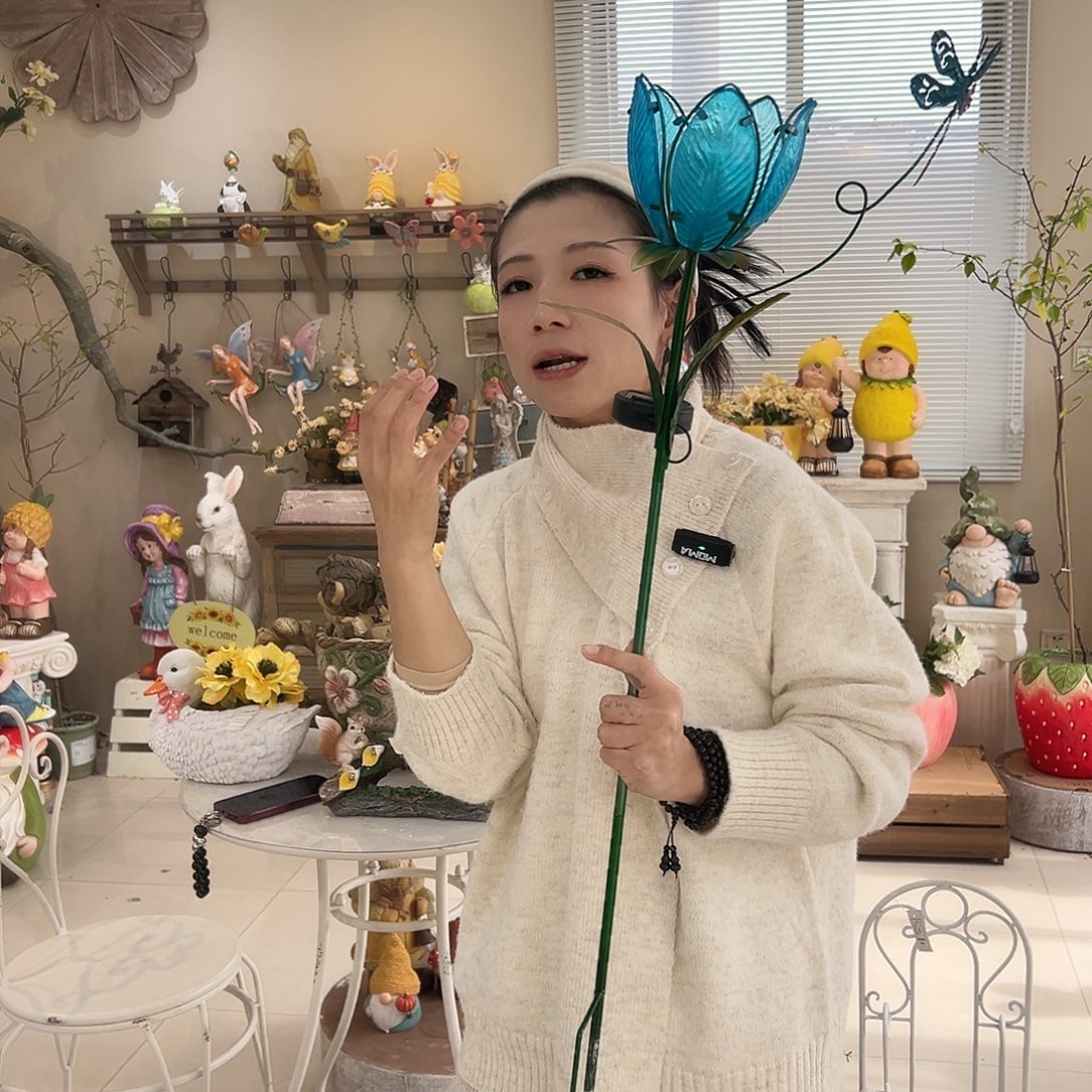 花园摆件红红火火