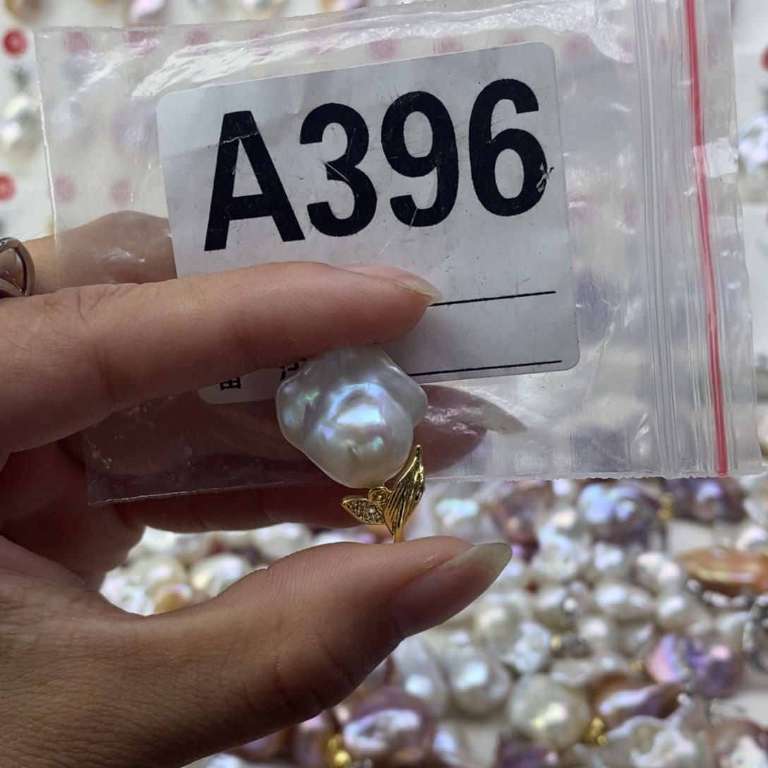 淡水珍珠银S925镶嵌颈饰