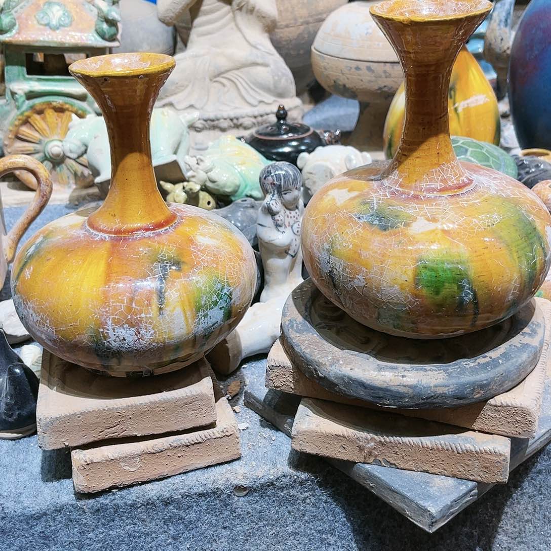 用****7瓦当摆件茶台的一大