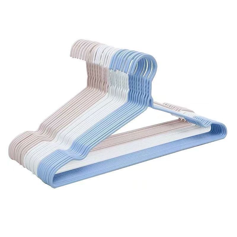 衣架10个家用40cm颜色随机晒衣架晾衣服