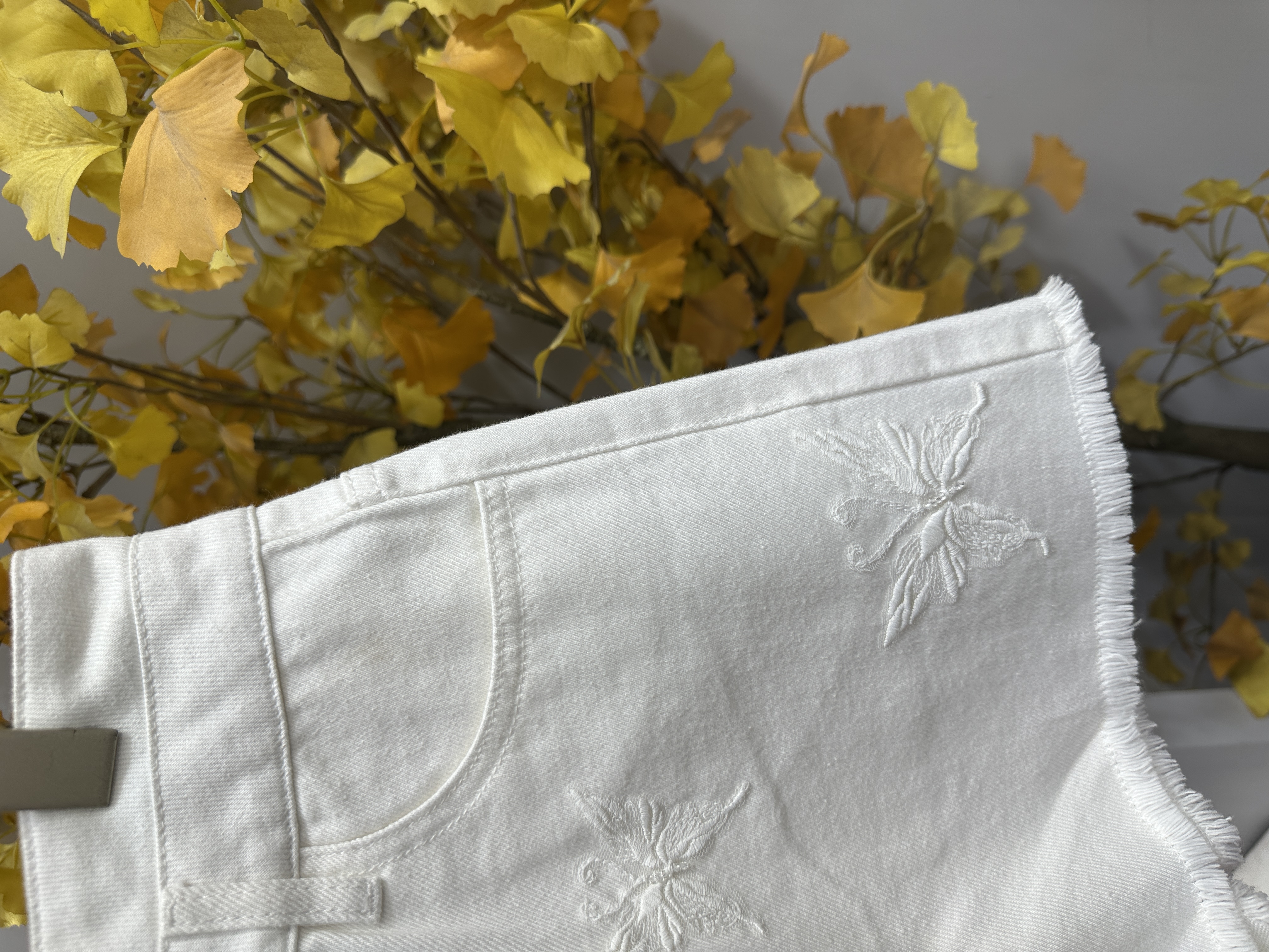 [轻奢] 蓝色夏季百搭复古磨边牛仔短裤 ZK171