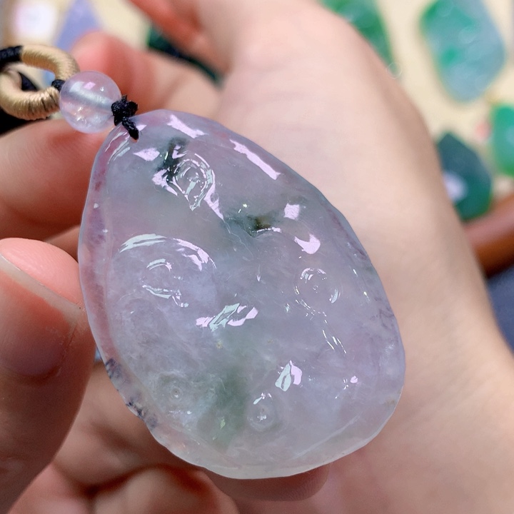 翡翠未镶嵌吊坠(不含链) 9050