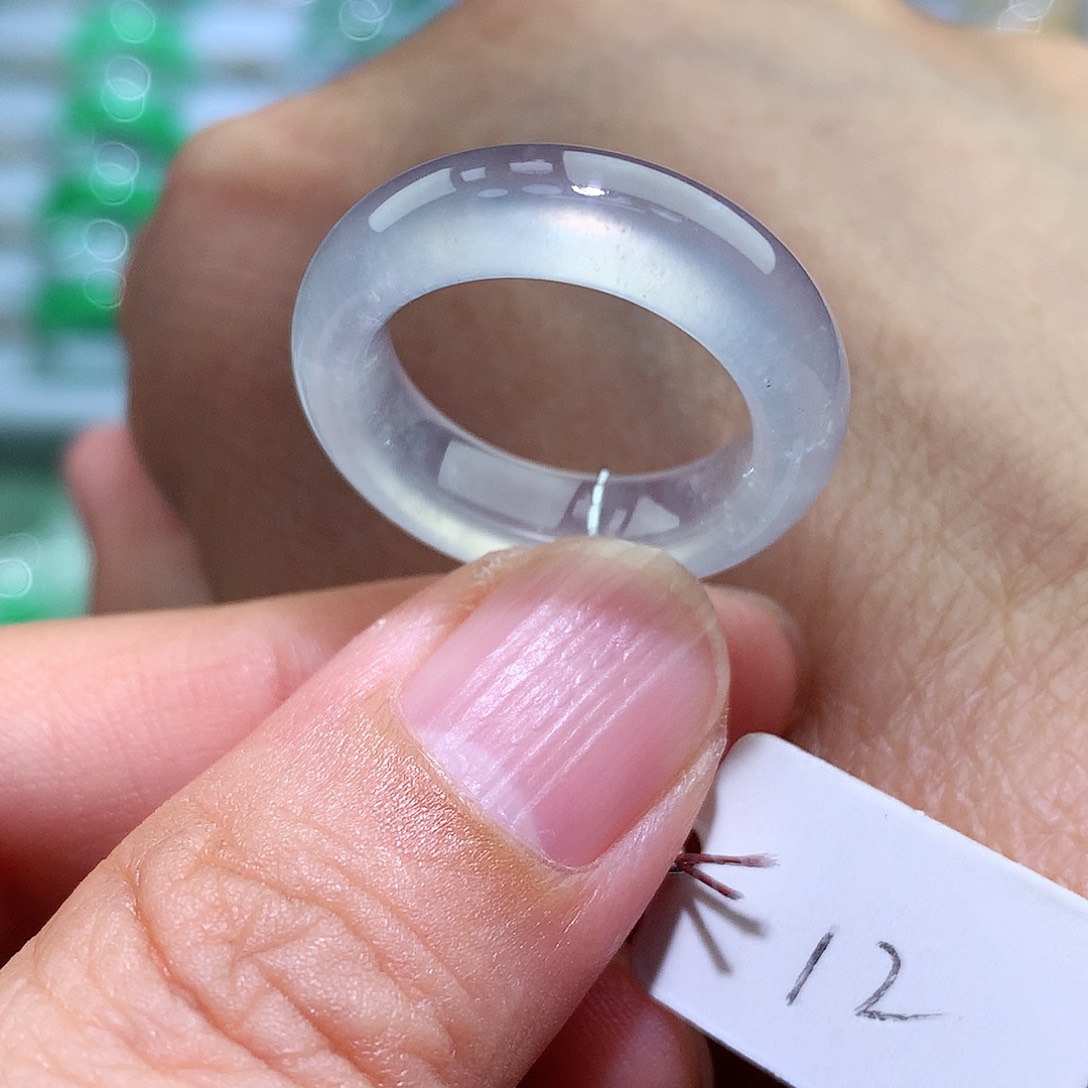 翡翠戒指未镶嵌12号