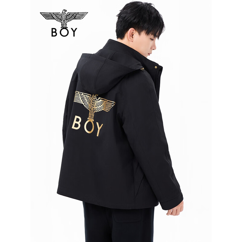 BOY LONDON秋季潮牌男女同款三合一摇粒绒防水户外夹克外套N23902