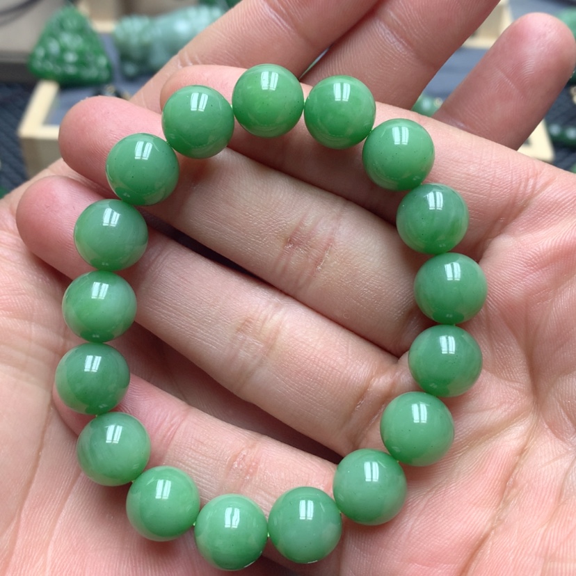 【闪购商品】和田玉（碧玉）手链未镶嵌