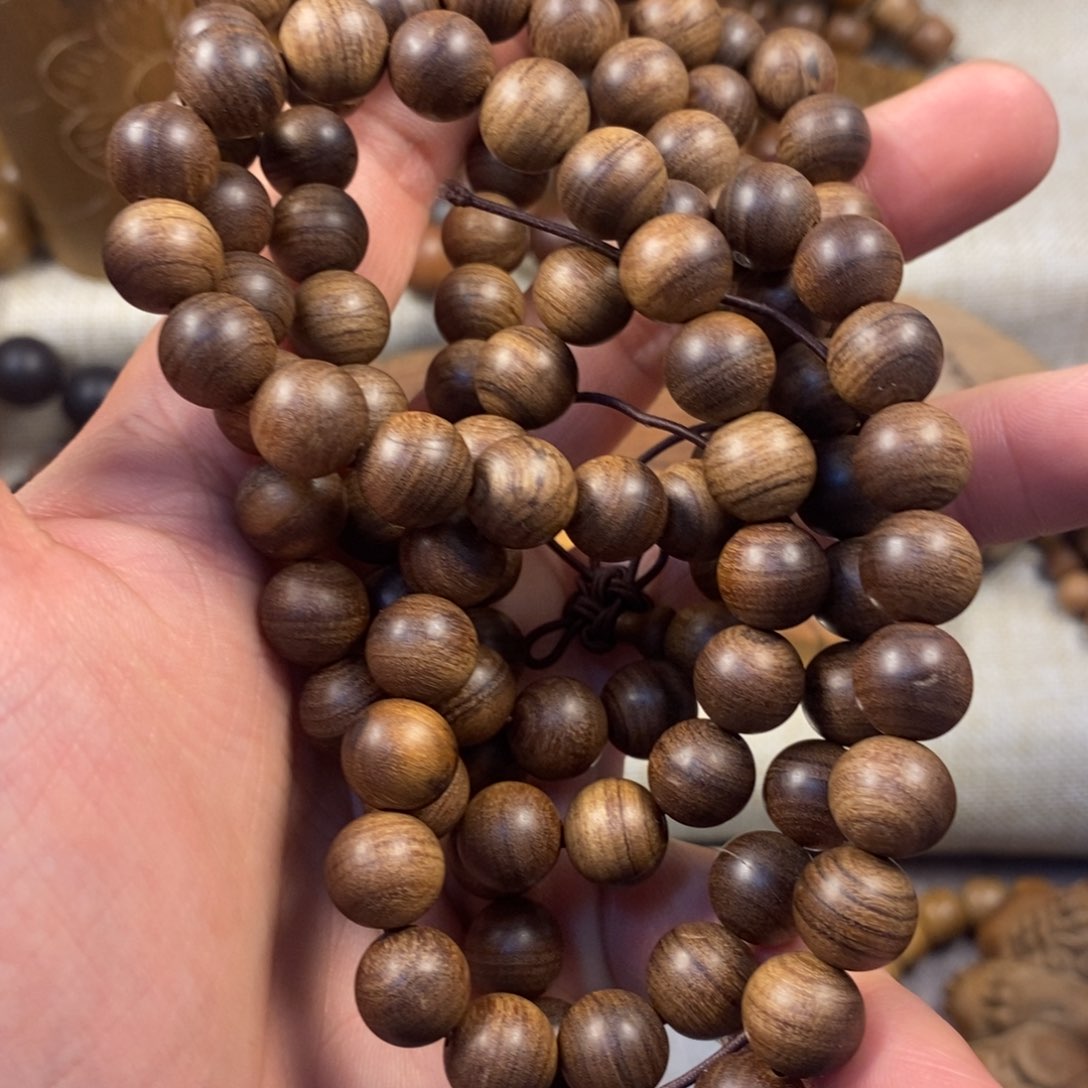 檀香木手串/手链焦糖1.0瑕疵