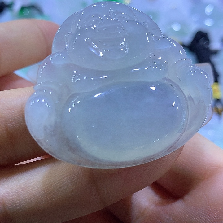 颈饰未镶嵌翡翠天然翡翠A货吊坠