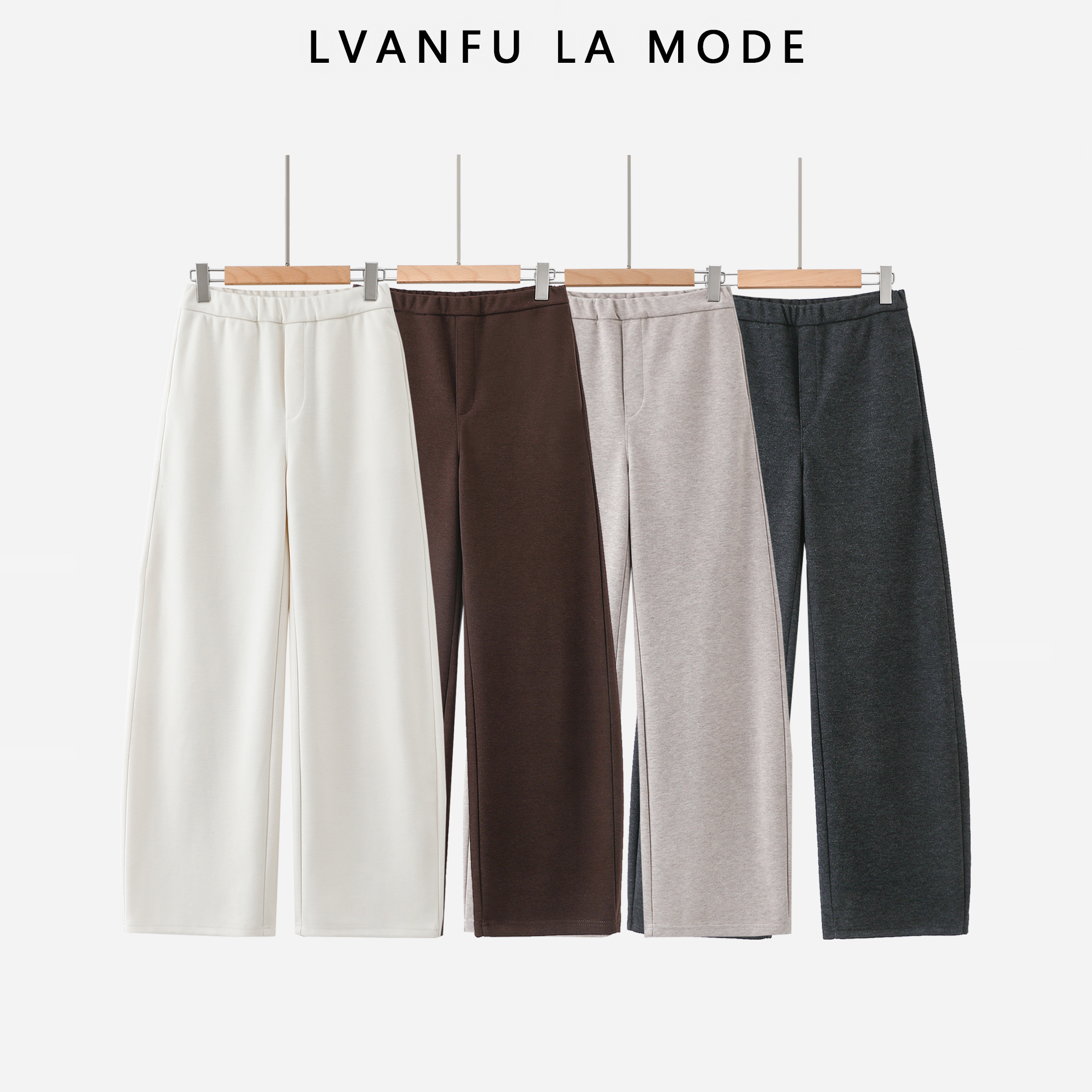 【依凡芙】醋酸弯刀裤2.0！显瘦百搭亲肤不起球女士休闲裤JY929A/CX