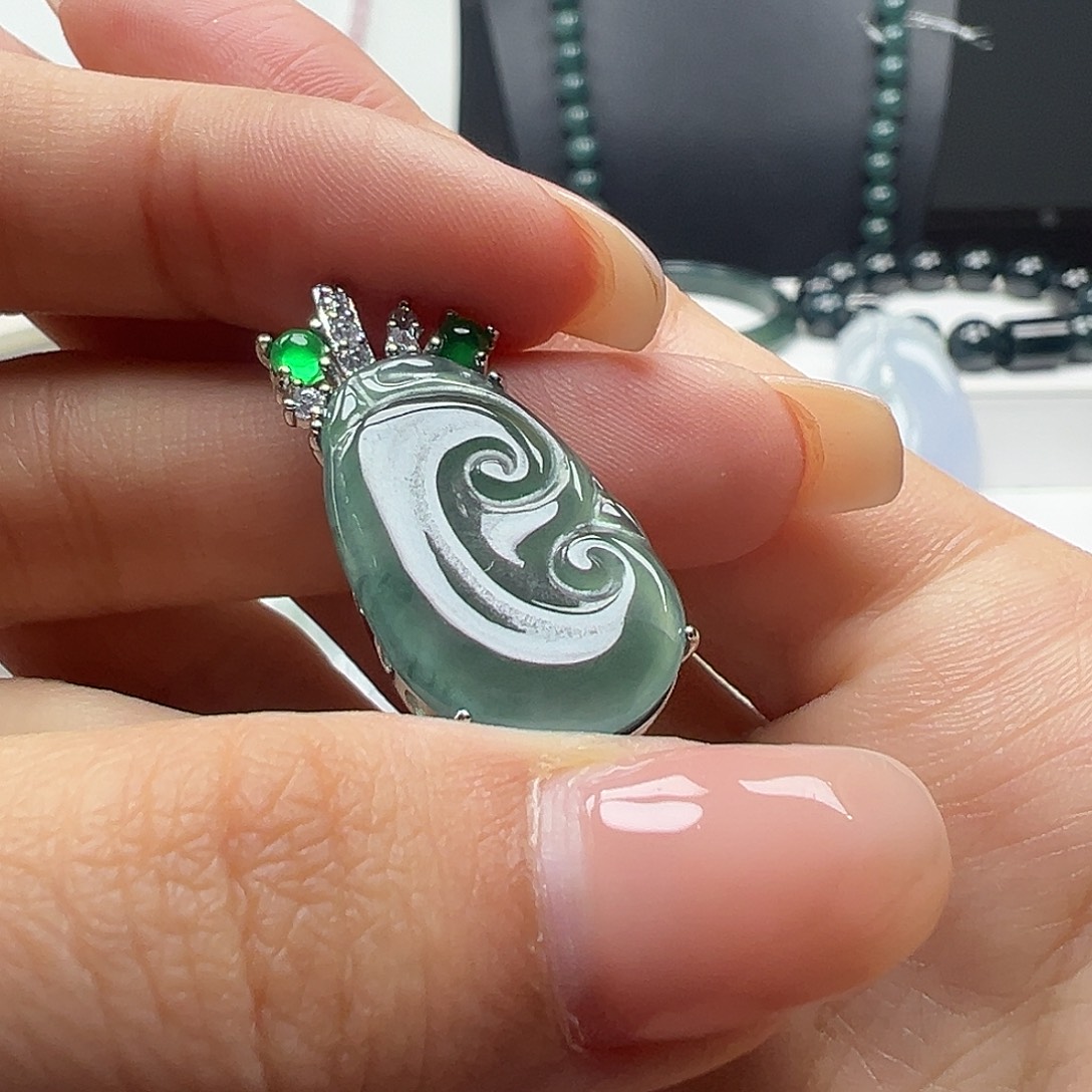 翡翠未镶嵌颈饰翡翠自选