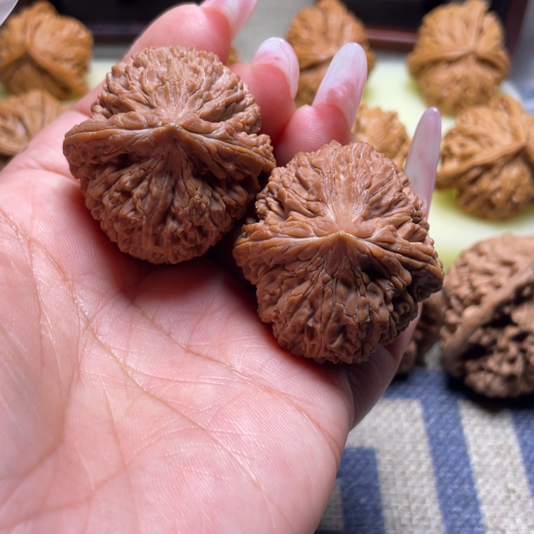 華***年文玩核桃吊坠37大蒜头文玩