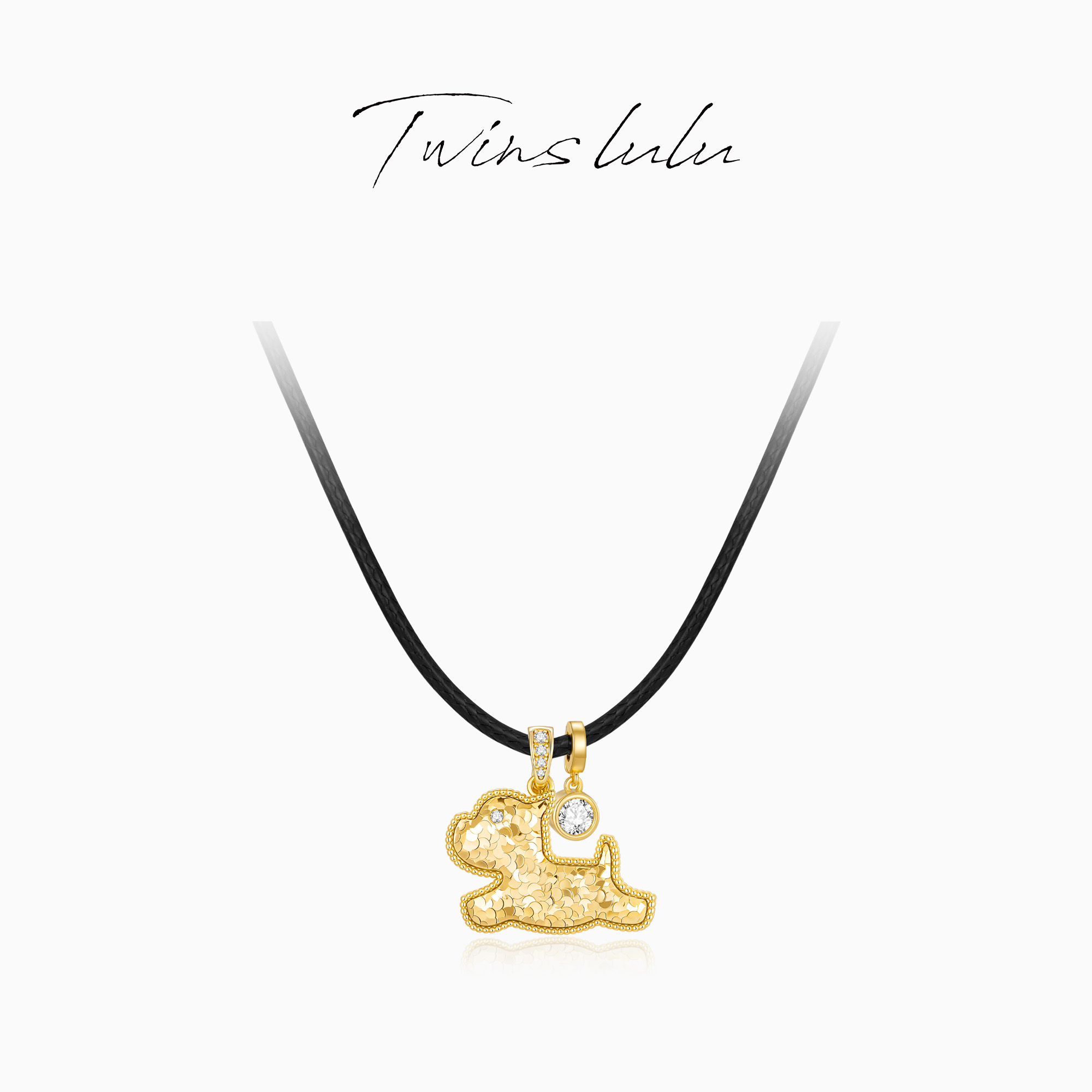 TWINS LULU 【小狗】年货节轻奢小众高级感小狗项链TSJ7859
