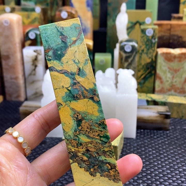 青田石杰***乐青田石印章石