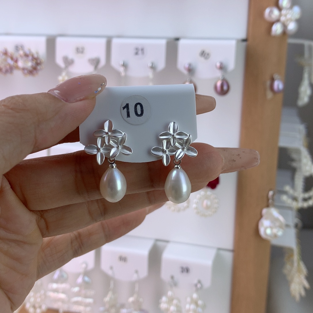 未镶嵌耳饰淡水珍珠